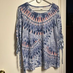 Size large tie dyed top